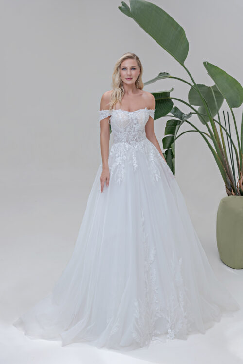 Amera Vera Kollektion 2025 Brautkleid B2507 (1) Juno das Hochzeitshaus Brautmode Meinersen Wolfsburg Gifhorn