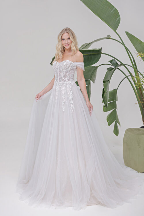 Amera Vera Kollektion 2025 Brautkleid B2518 (1) Juno das Hochzeitshaus Brautmode Meinersen Wolfsburg Gifhorn