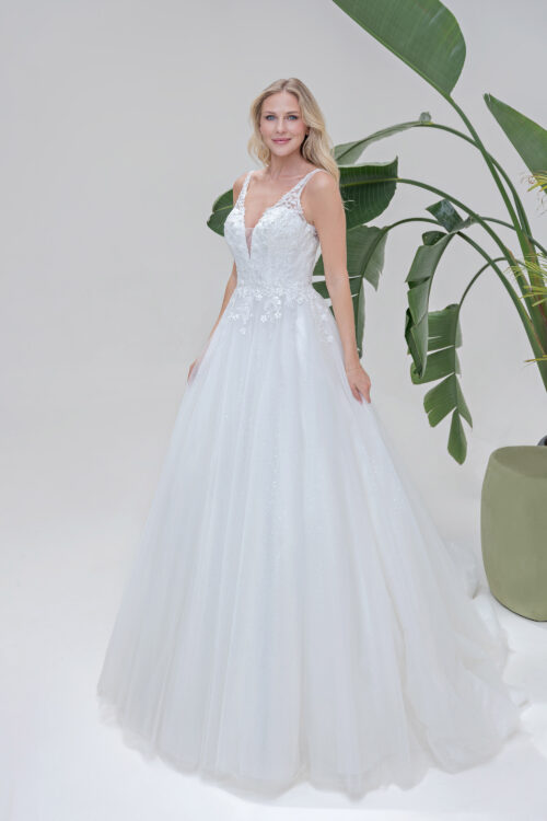 Amera Vera Kollektion 2025 Brautkleid B2535 (1) Juno das Hochzeitshaus Brautmode Meinersen Wolfsburg Gifhorn