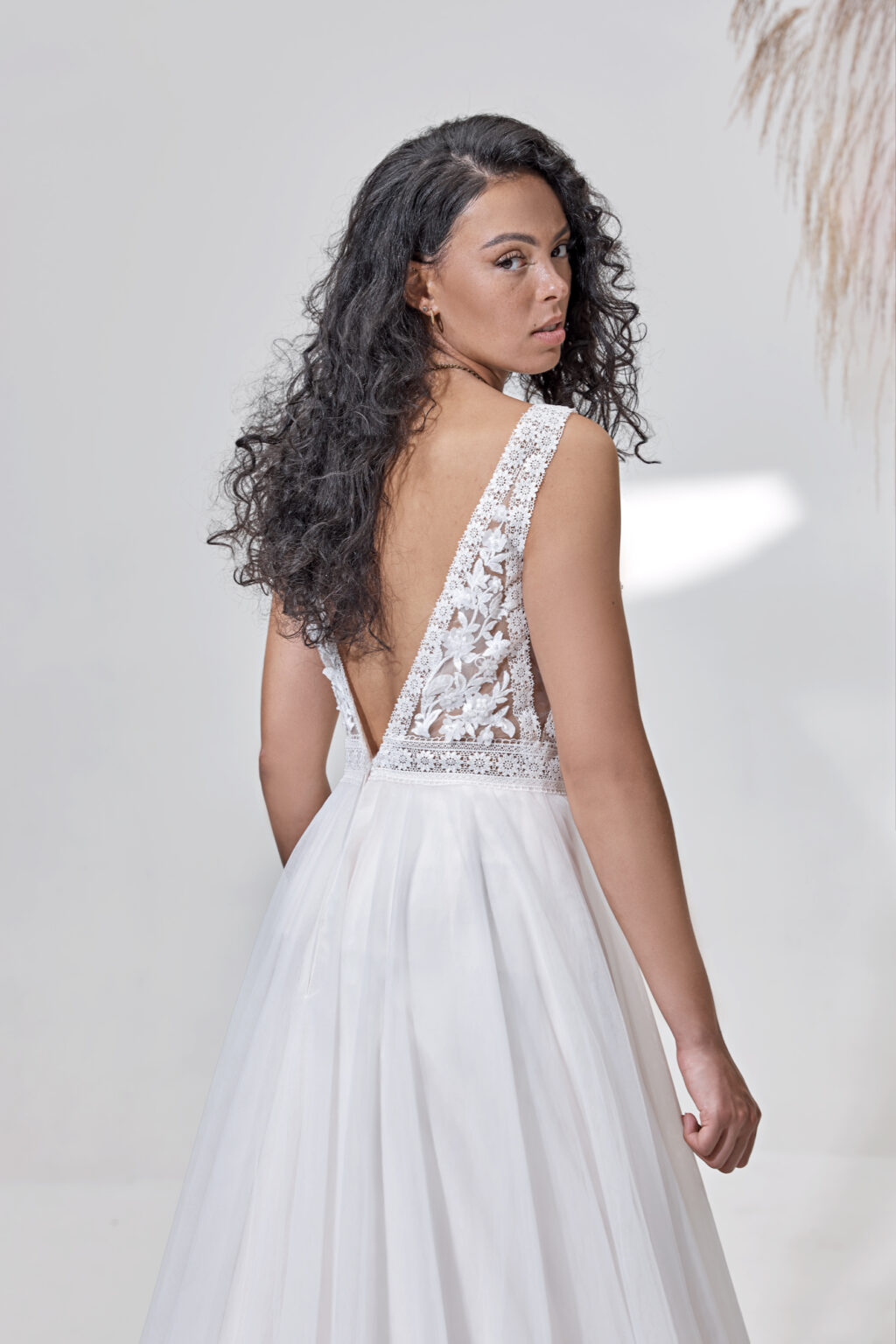 Lignesse by Lohrengel Kollektion 2025 Standesamtkleid LB263 4 ivory Juno das Hochzeitshaus Meinersen bei Braunschweig Wolfsburg