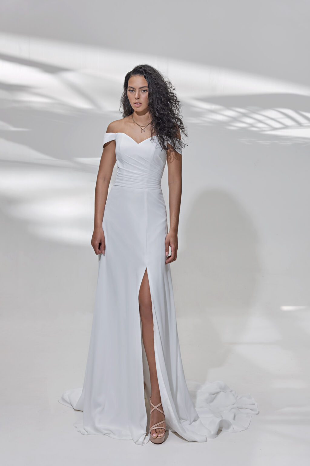 Lignesse by Lohrengel Kollektion 2025 Standesamtkleid LB268 1 ivory Juno das Hochzeitshaus Meinersen bei Braunschweig Wolfsburg