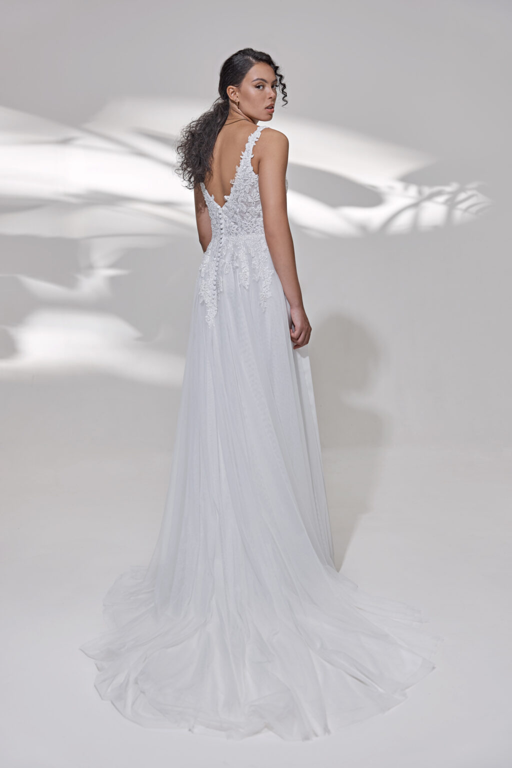 Lohrengel Light Kollektion 2025 Standesamtkleid LB327 3 Juno das Hochzeitshaus Hochzeitsmode Meinersen Wolfsburg Gifhorn