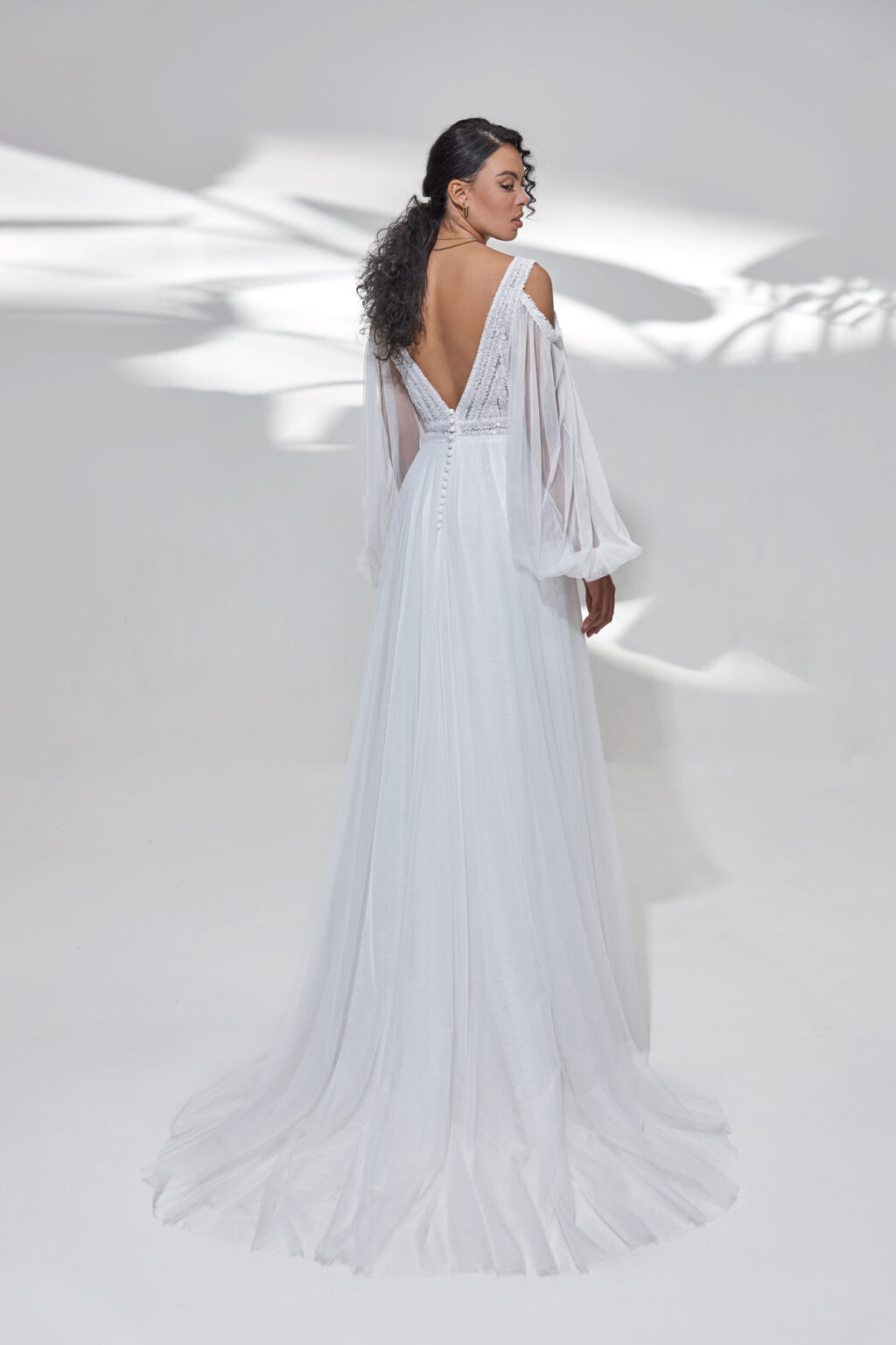 Lohrengel Light Kollektion 2025 Standesamtkleid LB329 3 Juno das Hochzeitshaus Hochzeitsmode Meinersen Wolfsburg Gifhorn