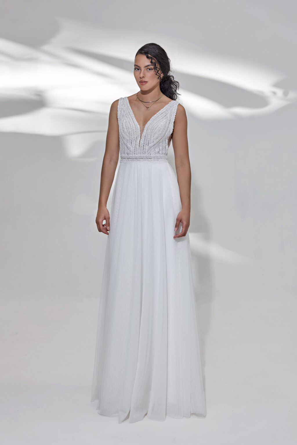 Lohrengel Light Kollektion 2025 Standesamtkleid LB329 5 Juno das Hochzeitshaus Hochzeitsmode Meinersen Wolfsburg Gifhorn