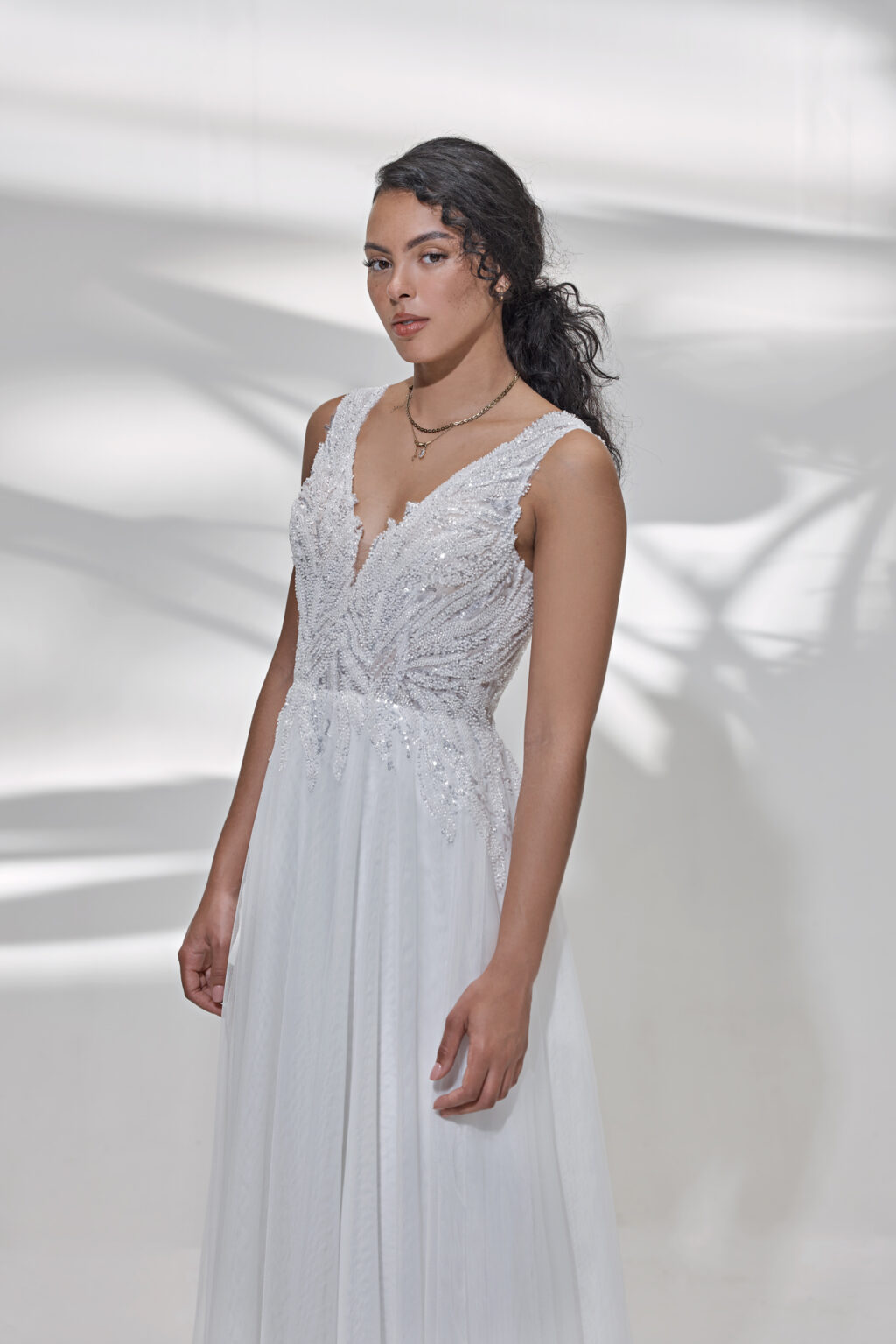 Lohrengel Light Kollektion 2025 Standesamtkleid LB330 2 Juno das Hochzeitshaus Hochzeitsmode Meinersen Wolfsburg Gifhorn